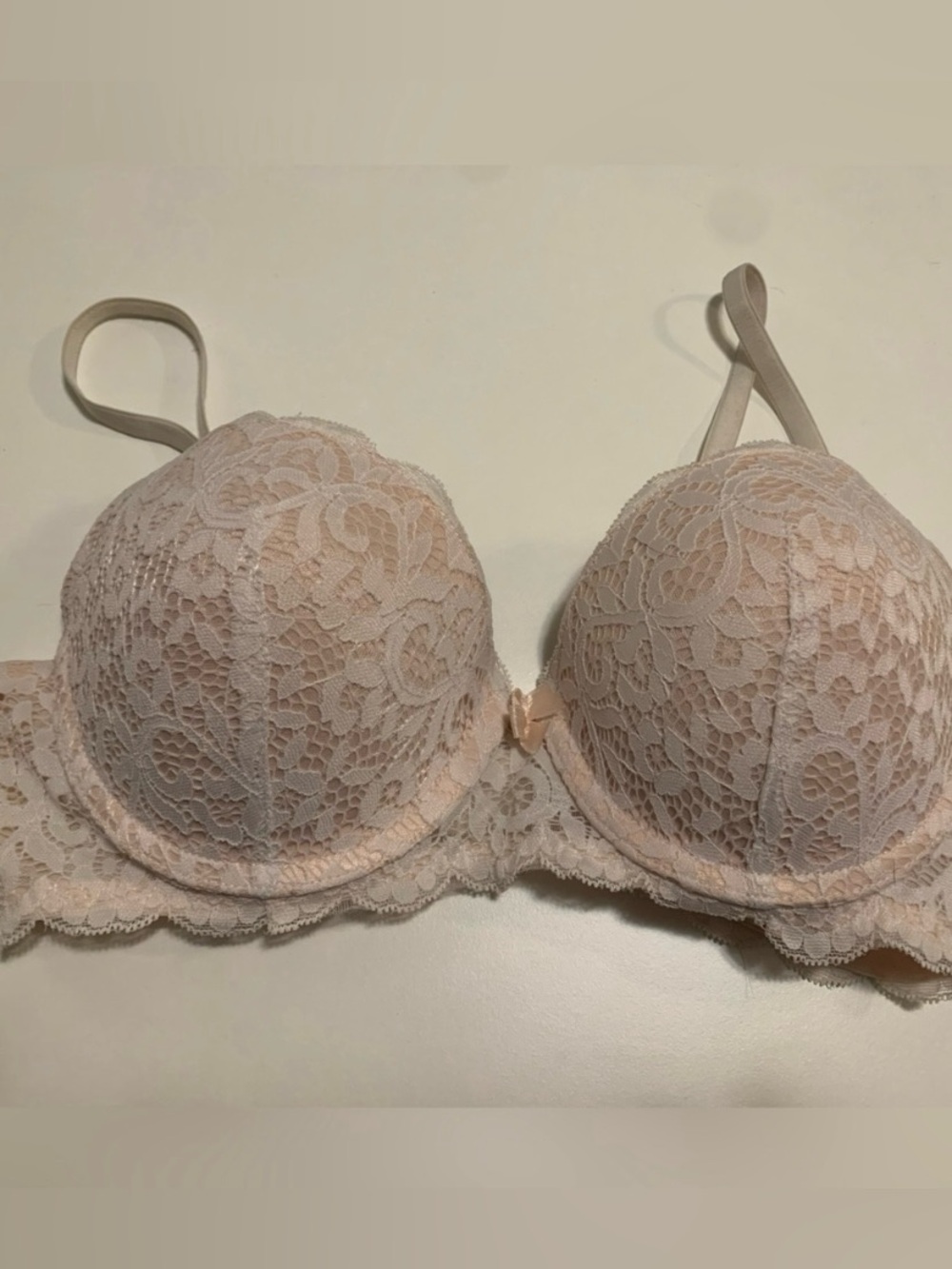 Light Pink Lace Push-up Bra